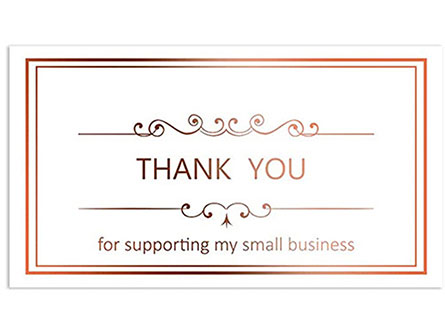 Small Business Thank You Card